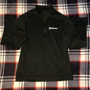 Black zip up sweater